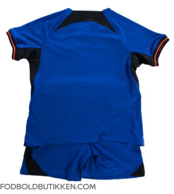 Holland Udebanetrøje Børn VM 2022 Kortærmet (+ Korte bukser)
